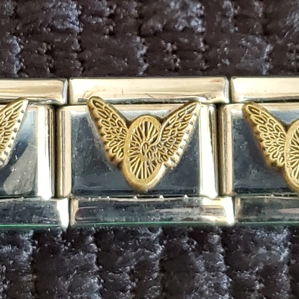 🛍BOGO 50% OFF❗NWOT🏍🚔 Custom Motor Wings Italian Charm